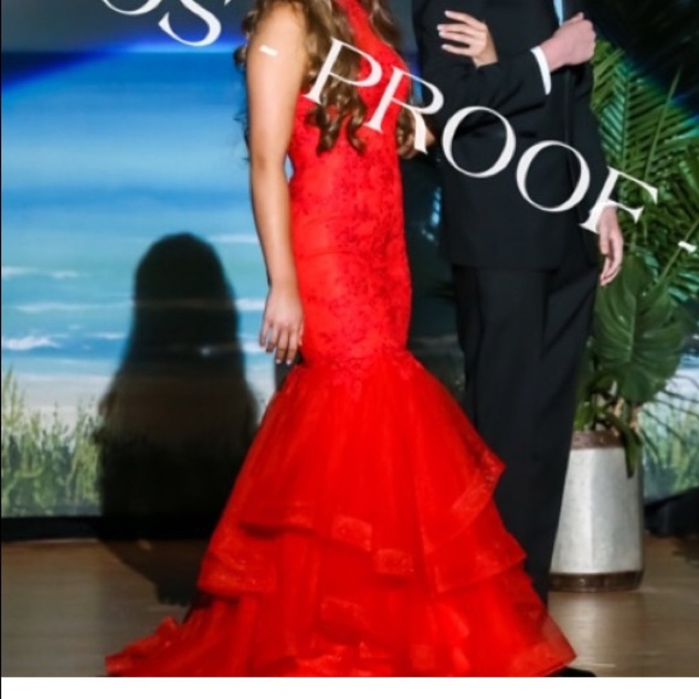 Red pageant/prom dress